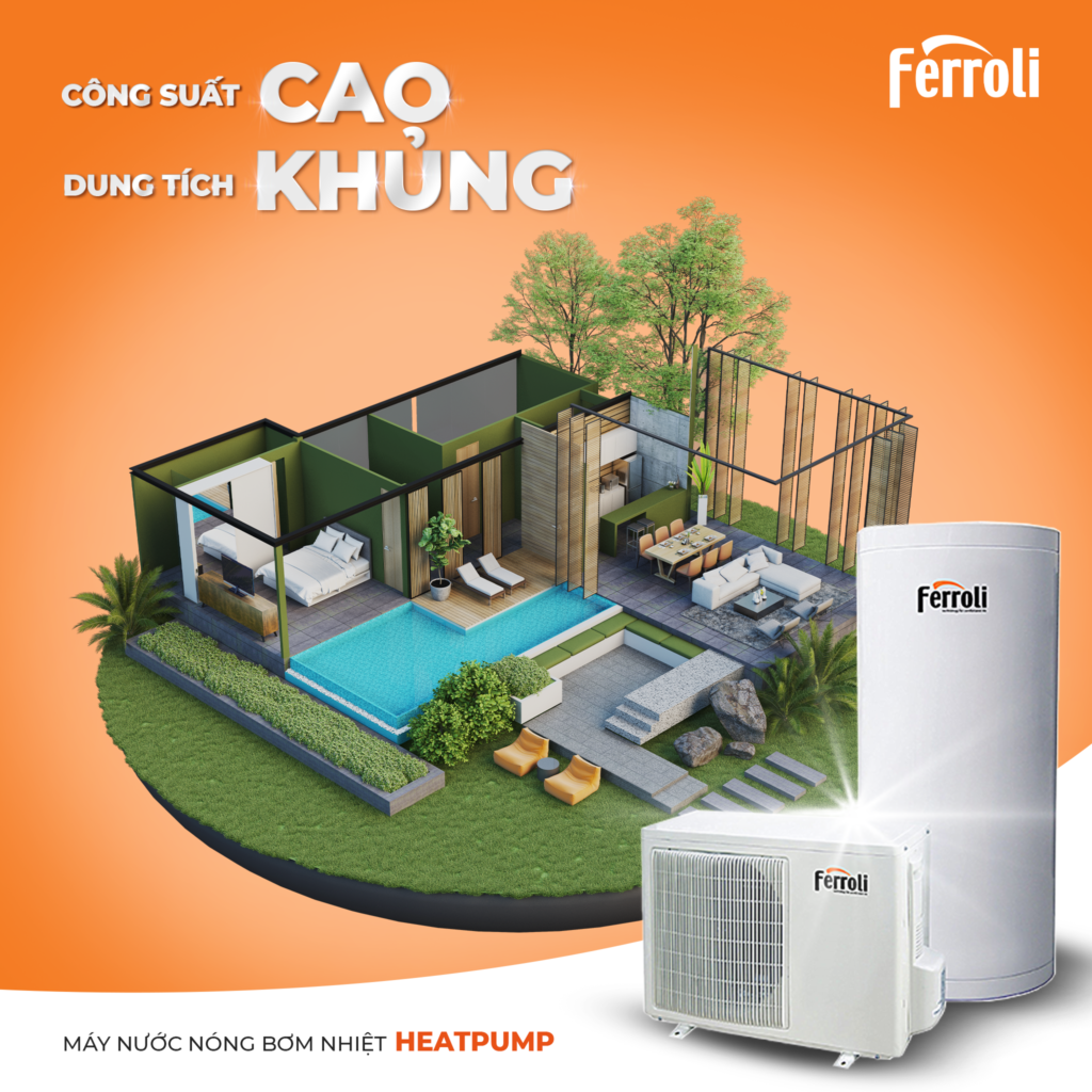Quy trình thi công và Sơ đồ nguyên lý của heat pump cho khách sạn và resort chuẩn 5 sao